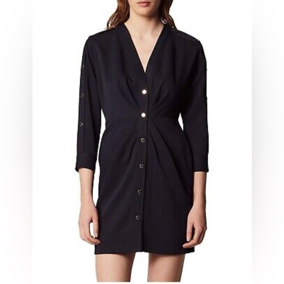 SANDRO Paris Karmelia Dress size 34 - Picture 2 of 13